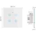 Miniatyrbillede 2 af 3: Rulleskodder kontrol, Hvid, Homekit
