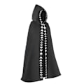Miniatyrbillede 5 af 5: Heksekostume Gothic Reaper Hættekappe Farve2 XXL