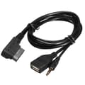 AMI MMI Interface USB Laddare AUX Kabel för Audi A6L A8L Q7 A3 A4L A5 A1
