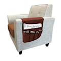 Miniatyrbild 5 av 5: Soffa Armstöd Sits Hängväska Lazy Bedside Bag Creative Storage Bag coffee