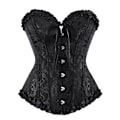 Miniatyrbillede 1 af 4: Kvinders sexet kropskjole, korset og mini-nederdelsæt only Corset 4XL