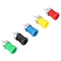 Miniatyrbild 4 av 8: 10 st Mixed Color 4,0 mm Banana Socket Jack för panelmontering testsonder