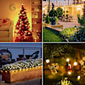 Miniatyrbillede 5 af 5: 40 Bolde 6M String Lights, Small Ball Fairy Lights, Varm hvid, Dekoration til jul, Halloween, Bryllup, Fødselsdag,