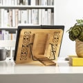 Miniatyrbillede 5 af 5: Bambus læsehylde Læsestativ Køkkenboghylde/sammenklappelig computerhylde Computer lærebog/musikfilhylde/skrivebord Hun
