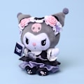 Pikkukuva 3 / 3: Pehmo sarjakuva täytetty nukke koululaukku riipus Kid 10cm Housemaid Kuromi