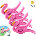 Miniatyrbillede 1 af 5: Clip, Flamingo, 4 stk