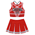 Miniatyrbillede 2 af 2: Cheerleading uniformer basketball fodbold uniformer-1_a RED xs