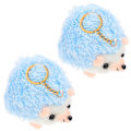 Miniatyrbillede 2 af 2: 2 stk Hedgehog Nøgleringe gør det selv-nøgleholder Vedhæng Nøgleringe Craft Ornament