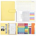 Miniatyrbillede 1 af 5: A6 Pu læder Notebook Planner Organizer Yellow