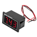 Vattentät DC Voltmeter 0.56 Tum LED-Display 5 130V Röd