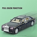 Pikkukuva 5 / 5: 1/32 Alloy Diecast Rolls-Royce Phantom malli Leluautosimulaatio painevalut ja leluajoneuvot Sound Light Collection Lelut pojille lahja