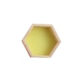 Miniatyrbillede 1 af 5: Massivt træ væghylde Displayhylde Sekskantet honeycomb-hylde (lille, gul),