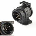 Miniatyrbillede 3 af 5: 12V 13 Pin til 7 Pin Vandtæt Trailer Connector Bil Vandtæt Trailer Connector Socket Adapter