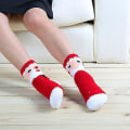 Miniatyrbild 3 av 4: Christmas Lady Soft Fluffy Bed Sovstrumpor Santa Claus 2 Pairs