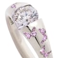 Pikkukuva 4 / 5: Sormus Perhoskuvio Korut Asusteet Seos Cubic Zirkonia sorminauha naisille US 6