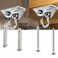 Pikkukuva 4 / 5: Riippumatossa ripustussarja, kapasiteetti Heavy Duty Rotate Swing Ultra kestävät koukut keinulle, tuoli, jooga, useita sisä-ulkokuntosali Style 1