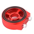 Miniatyrbillede 2 af 8: Universal aluminium oliekøler filter olietryksmåler adapter kit