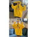 Miniatyrbild 2 av 4: Elf Pikachu Sweatshirt Hoodie Jacka Lös yellow xxl