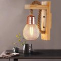 Miniatyrbillede 2 af 5: Væglampe i retro industriel stil Creative lamper (bjælke med sort dæksel), til indendørs og udendørs