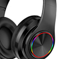 Miniatyrbillede 2 af 4: Sammenfoldeligt headsetkort til trådløs subwoofer belyst Bluetooth headset (sort)