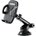 Miniatyrbillede 3 af 4: Bil Dashboard Telefonholder Midterkonsol Sugekopmontering (sort)