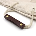 Miniatyrbillede 1 af 5: Strop-resistente læder puder Anti-kvæle design Brown 1 pcs