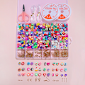 Miniatyrbild 4 av 5: Mjuka keramiska pärlor med blandade färger 20 stycken per rutnät DIY set Handgjorda set