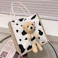 Miniatyrbillede 1 af 5: Jute Hessian Medium Shopping Bag A916-483 D