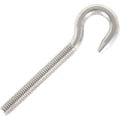Miniatyrbillede 4 af 5: M4 Krog Bolt Skrue Ring Krog 304 Rustfrit Stål Høj Hårdhed Stål Krog Bolt Hængende Vare Skrue Krog Til Ophængning af Lysekroner Håndværk 10 stk.