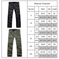 Pikkukuva 2 / 2: miesten retkeilyhousut Army Green M
