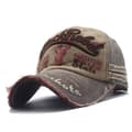 Baseballkeps i klassisk stil Retro Unisex Dam Herr Broderad Bomullskeps