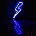 Miniatyrbillede 2 af 4: LED ins lynformede neonlys (blåt lys),