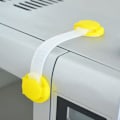 Pikkukuva 2 / 3: 10 kpl Turvalaatikon Lukot Oven Jääkaappi Kaapit Turvahihnat Lapsille Baby Lapset Yellow Long