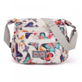 Miniatyrbild 1 av 3: Casual Nylon Blommig Axelväska För Kvinnor Crossbody Bag Messenger Bags Resehandväskor med justerbar rem Vattentät A916-342 A