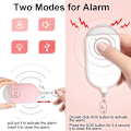 Pikkukuva 4 / 5: 130 Db Personal Emergency Alarm.ladattava turvahälytin LED taskulampulla