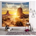 Miniatyrbild 1 av 5: 3D Digital Gobeläng Printed Bakgrund Multi Landskap Borstad Tyg Gobeläng (QHGTSS1 150*150)
