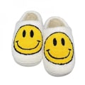 Pikkukuva 1 / 5: Smiley Face Pehmeät Pehmoiset Mukavat Lämpimät Slip-on Tossut