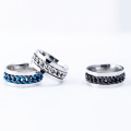 Miniatyrbild 5 av 5: Rostfritt stål Öl Flasköppnare Roterbar Kedja Finger Ring Smycken Bar Tool Blue US 9