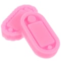 Miniatyrbillede 1 af 3: Nøgleringeform med hul Epoxyharpiksforme Nøglering Charms Form