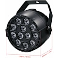 Miniatyrbillede 3 af 5: Spot-loftslys AC90-240V 12 LED Par-lys 8-kanals RGBW Mixing Stage Lighting med DMX Strobe og Sound Active Mod
