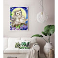 Pikkukuva 2 / 5: Pöllökukka tee itse diamond painting (30*40cm)