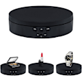Miniatyrbillede 1 af 5: 5,7 tommer automatisk professionel fotografering pladespiller 360 graders roterende video/smykker/ur display stativ - sort