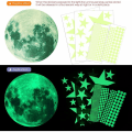 Pikkukuva 2 / 3: 3D Luminous Moon Star Glow -tarra Kodinsisustustarra (30cm435kpl)
