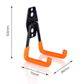 Pikkukuva 2 / 5: Autotallikoukut Varastokoukut Heavy Duty -koukut Puutarhakoukut Työkalukoukut small square