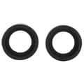 Okularskydd av gummi för stereomikroskop (2st, 36 mm, platt vinkel)