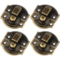 Pikkukuva 1 / 5: 20 kpl Antiikki Hasps rautalukitussalvat koruille Rintakuorma Matkalaukku Solki Kiinnike Vintage Hardware 3x2,8cm