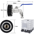 Miniatyrbild 2 av 5: Ibc Dräneringstank Adapter S60x6 3/4&#39;&#39; Kranventil Ibc Tankkranadapter Tankadapter Vattentankadapter Kulventil