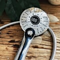 Miniatyrbillede 5 af 5: Digitalt display brusehoved, håndbruser 3 farver LED brusefilter med temperaturkontrol 30 % vandbesparende badekar Sh