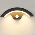 Miniatyrbild 1 av 5: Utomhus vattentät vägglampa LED inomhus Människokropp Smart induktionsvägglampa 12W varm vit，för inomhus och utomhus