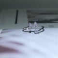 Miniatyrbild 4 av 4: Ring Justerbar Open End Koppar Brev Kvinnor Finger Smycken För Dejting R